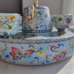 Emaille Chinesisches Teeservice Kung Fu Teeset mit Tablett photo review
