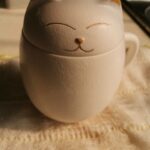 Katzen-Reise-Teebecher mit Sieb und Deckel personalisiert photo review