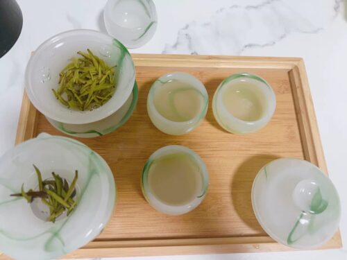 Click to view full screen Exklusives Chinesisches Teeservice Gongfu Teeset Liuli Glas photo review