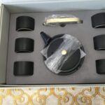 Schwarzes japanisches Teeset Keramik 7-teilig photo review