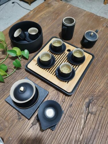 Click to view full screen Luxuriöser chinesisches Teeservice Gongfu Teeset Keramik photo review