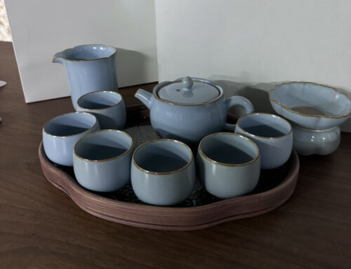 Click to view full screen Ru Kiln Chinesisches Teeservice Gongfu Teeset mit Teekanne photo review