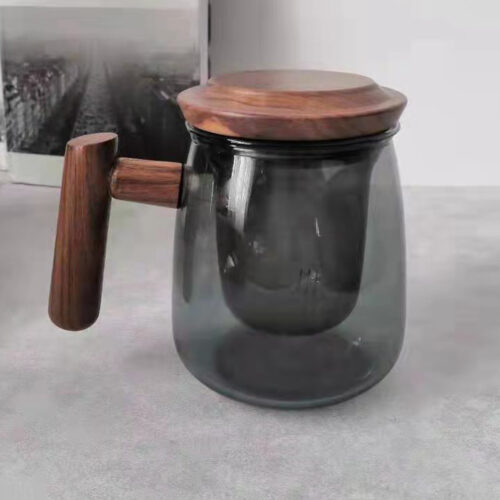 Glas Teebecher mit Sieb und Deckel photo review