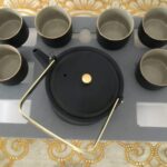 Schwarzes japanisches Teeset Keramik 7-teilig photo review