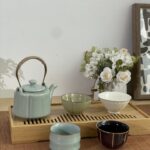 Vintage Chinesisches Teeservice mit Tablett Keramik photo review