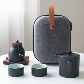 76ml Luxury Porcelain Tea Sets Black 1
