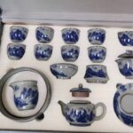 Jingdezhen Chinesische Teeservice Gongfu Teeset Porzellan Blau und Weiß photo review