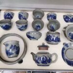 Jingdezhen Chinesische Teeservice Gongfu Teeset Porzellan Blau und Weiß photo review