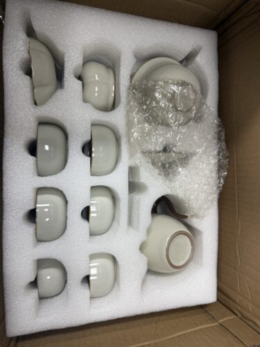 Click to view full screen Minimalistisches Chinesisches Teeservice Ru Kiln Gongfu Teeset photo review