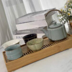 Vintage Chinesisches Teeservice mit Tablett Keramik photo review