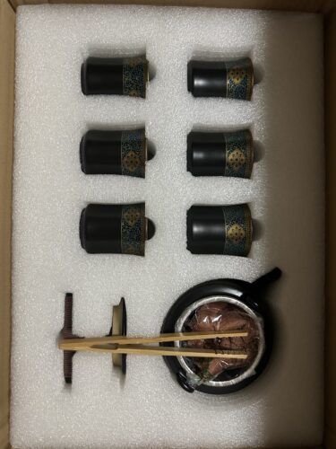 Klassisches Chinesisches Teeservice Teekanne Tasse Set Keramik photo review