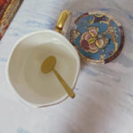 Feicui Knochenporzellan Becher mit Deckel photo review