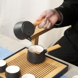 TS1NS001 DD2 Japanisches Teeservice Gongfu Teeset mit Tablett Töpferei kostenlos personalisiert