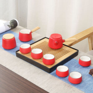 TS1NS001 VV3 Japanisches Teeservice Gongfu Teeset mit Tablett Töpferei kostenlos personalisiert