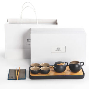 TS1SX001 v1 Goldene Wolke Chinesisches Teeservice Gongfu Teeset Keramik