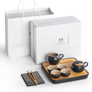 TS1SX001 v2 Goldene Wolke Chinesisches Teeservice Gongfu Teeset Keramik