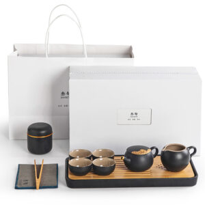 TS1SX001 v3 Goldene Wolke Chinesisches Teeservice Gongfu Teeset Keramik