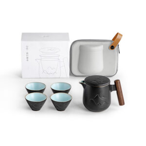 TS1SX004 V2 Berge Reise-Gongfu-Teeset mit Becher Keramik