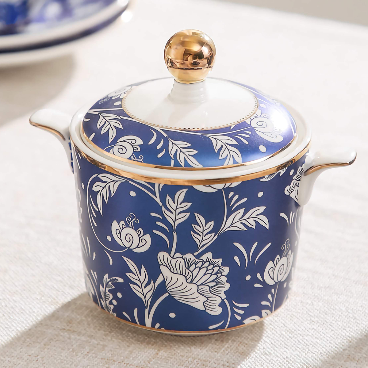 Blühende Blumen Englisches Porzellan Teeservice – Bild 6