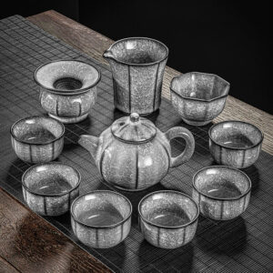 TSB02CC010 V2 Luxuriöses Chinesisches Teeset aus Porzellan