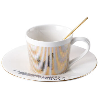 Bewegte Reflexion Teetasse und Untertasse-Set Porzellan
