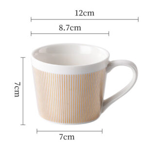 TSB10BB001 d4 Bewegte Reflexion Teetasse und Untertasse-Set Porzellan