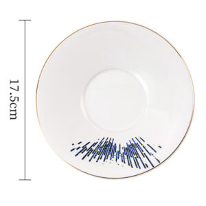 TSB10BB001 d6 Bewegte Reflexion Teetasse und Untertasse-Set Porzellan