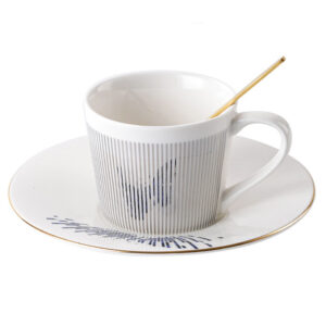 TSB10BB001 v4 Bewegte Reflexion Teetasse und Untertasse-Set Porzellan
