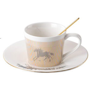 TSB10BB001 v5 Bewegte Reflexion Teetasse und Untertasse-Set Porzellan