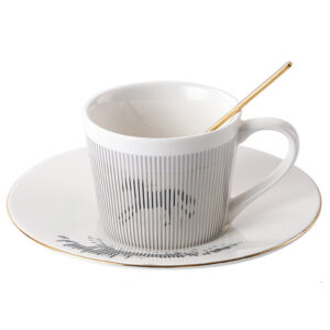 TSB10BB001 v6 Bewegte Reflexion Teetasse und Untertasse-Set Porzellan