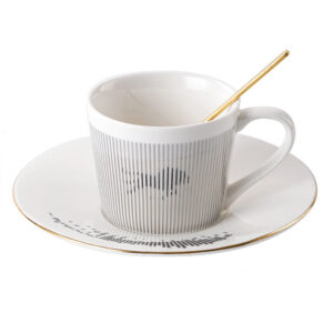 TSB10BB001 v8 Bewegte Reflexion Teetasse und Untertasse-Set Porzellan