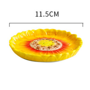 TSB10BB002 d45 Sonnenblumen-Becher mit Deckel Keramik