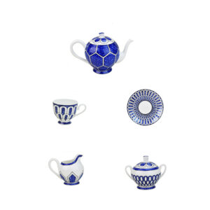 TSB12BB002 D1 Fußball Kaffeeset Knochenporzellan Europäisches Teeset