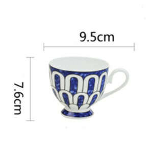 TSB12BB002 D4 Fußball Kaffeeset Knochenporzellan Europäisches Teeset