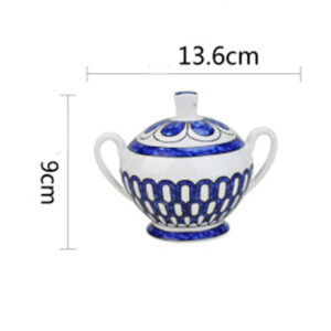 TSB12BB002 D7 Fußball Kaffeeset Knochenporzellan Europäisches Teeset