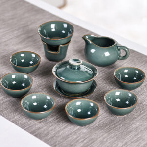 TSB13BB003 d4 Celadon Chinesisches Teeservice Gongfu Teeset Porzellan