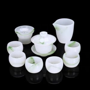 TSB13BB008 V3 Exklusives Chinesisches Teeservice Gongfu Teeset Liuli Glas