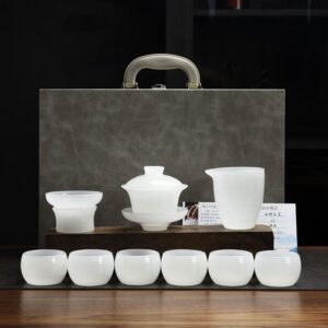 TSB13BB008 VC1 Exklusives Chinesisches Teeservice Gongfu Teeset Liuli Glas