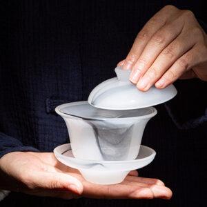 TSB13BB008 d2 Exklusives Chinesisches Teeservice Gongfu Teeset Liuli Glas