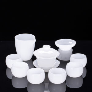TSB13BB008 v1 Exklusives Chinesisches Teeservice Gongfu Teeset Liuli Glas