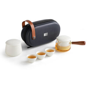 TSB16BB014 vv2 Elegantes Japanisches Reise-Teeset mit Etui