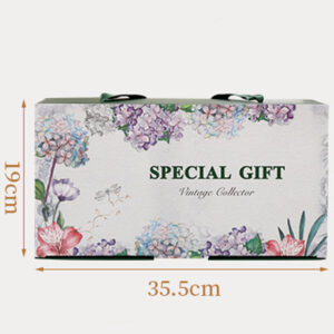 TSB16BB026 D6 Blumen Teetasse und Untertasse-Set Porzellan