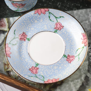 TSB16BB029 D3 Tulpe Teetasse und Untertasse-Set Porzellan