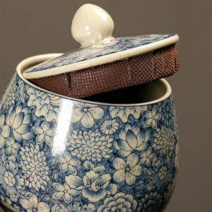 TSB17BB007 D11 Vintage Chinesisches Teeservice Gongfu Teeset Porzellan Blau und Weiß