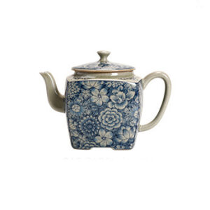 TSB17BB007 D13 1 Vintage Chinesisches Teeservice Gongfu Teeset Porzellan Blau und Weiß