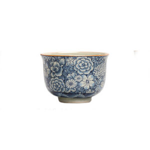 TSB17BB007 D13 4 Vintage Chinesisches Teeservice Gongfu Teeset Porzellan Blau und Weiß