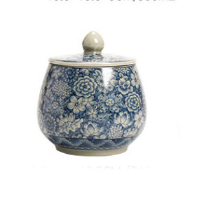 TSB17BB007 D13 7 Vintage Chinesisches Teeservice Gongfu Teeset Porzellan Blau und Weiß