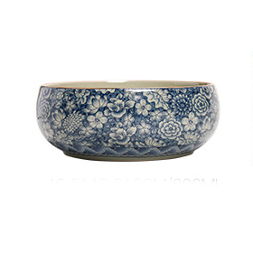 TSB17BB007 D13 8 Vintage Chinesisches Teeservice Gongfu Teeset Porzellan Blau und Weiß