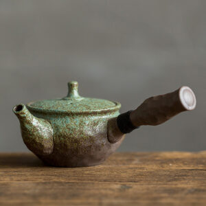 TSB1BB003 d1 Lotus Japanisches Teeservice Gongfu Teeset raue Töpferei