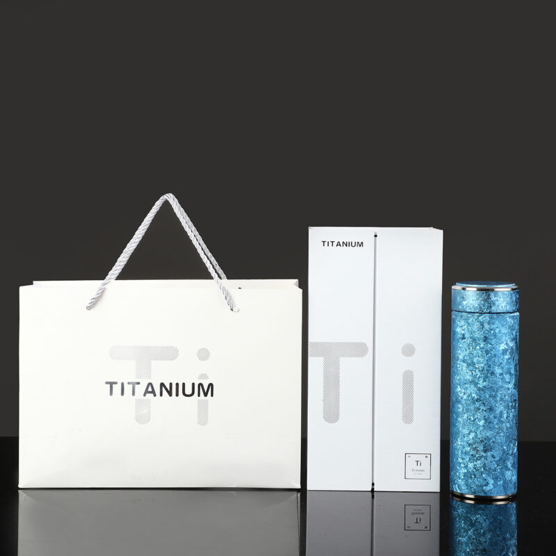 Titan Vakuum Isolierte Wasserflasche mit Filter 480 ml – Bild 9